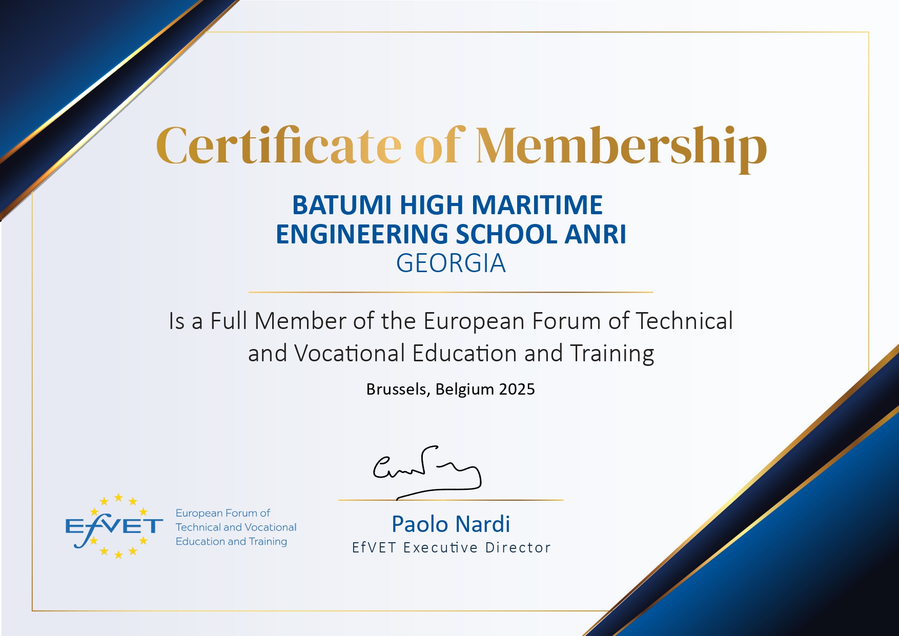 MASTER ტრენერის სასერტიფიკატო კურსი